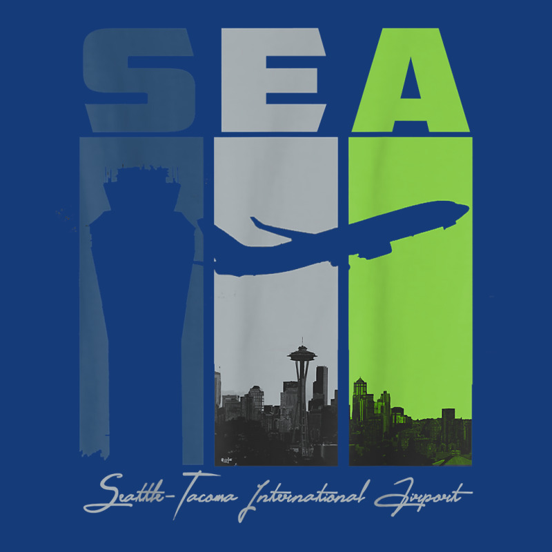 Sea Seattle Tacoma International Airport Seatac Retro Art T Shirt Foam Snapback hat by juleakuehneman | Artistshot