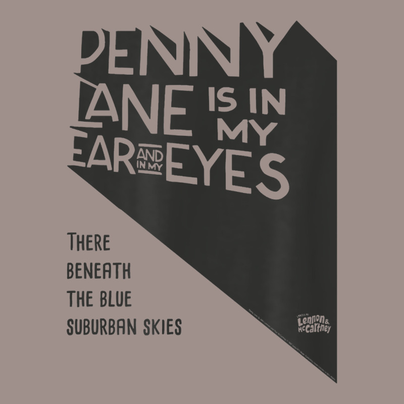 Lyrics By Lennon And Mccartney   Penny Lane T Shirt 5 Panel Snapback Cap | Artistshot