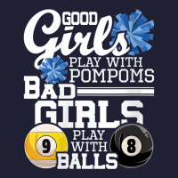 Womens Bad Girls Play With Balls   Funny Pool Billiard Player V Neck T 5 Panel Snapback Cap | Artistshot