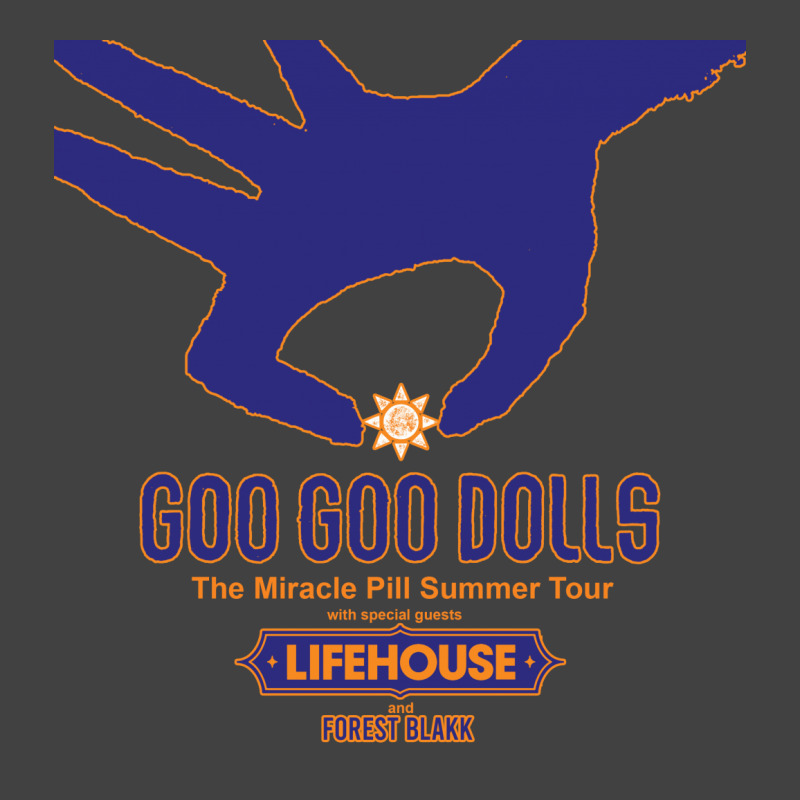 Goo Goo Dolls, Lifehouse, Forest Blakk   The Miracle Pill Summer Tour Vintage T-shirt | Artistshot