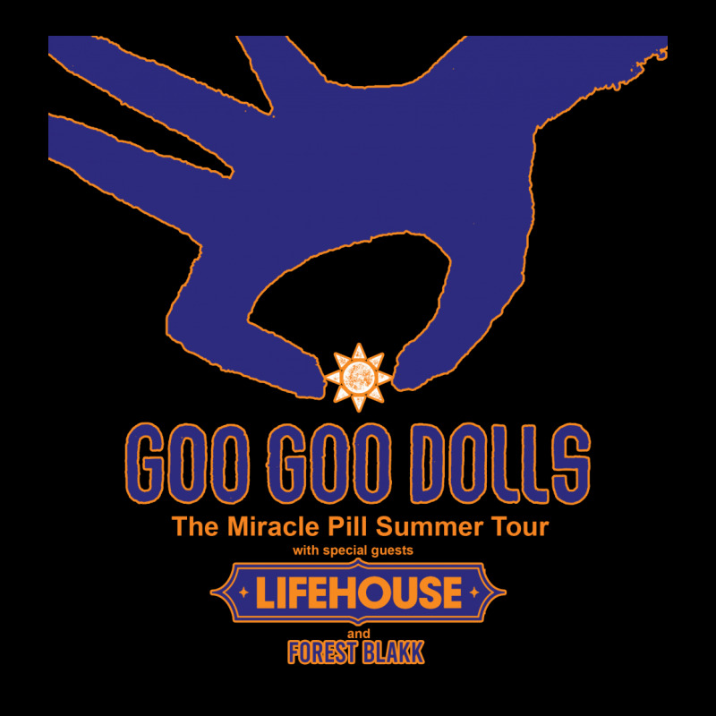 Goo Goo Dolls, Lifehouse, Forest Blakk   The Miracle Pill Summer Tour Lightweight Hoodie | Artistshot