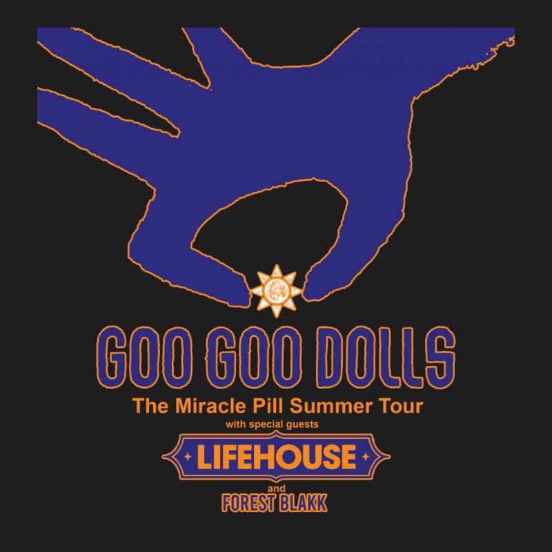 Goo Goo Dolls, Lifehouse, Forest Blakk   The Miracle Pill Summer Tour Classic T-shirt | Artistshot