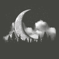 Boho Astronomy Stargazer Gloomy Cloud Forest Crescent Moon T Shirt Pa Trucker Cap | Artistshot