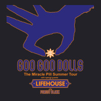Goo Goo Dolls, Lifehouse, Forest Blakk   The Miracle Pill Summer Tour Men Denim Jacket | Artistshot