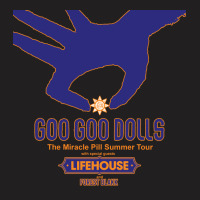 Goo Goo Dolls, Lifehouse, Forest Blakk   The Miracle Pill Summer Tour T-shirt | Artistshot