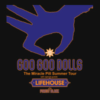 Goo Goo Dolls, Lifehouse, Forest Blakk   The Miracle Pill Summer Tour Face Mask Rectangle | Artistshot