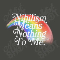 Nihilism Means Nothing To Me, Vintage Style Faded Rainbow Design Pa Trucker Cap | Artistshot