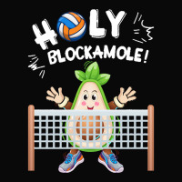 Funny Volleyball Lovers T  Shirt Holy Blockamole Funny Avocado Blocker Pa Trucker Cap | Artistshot