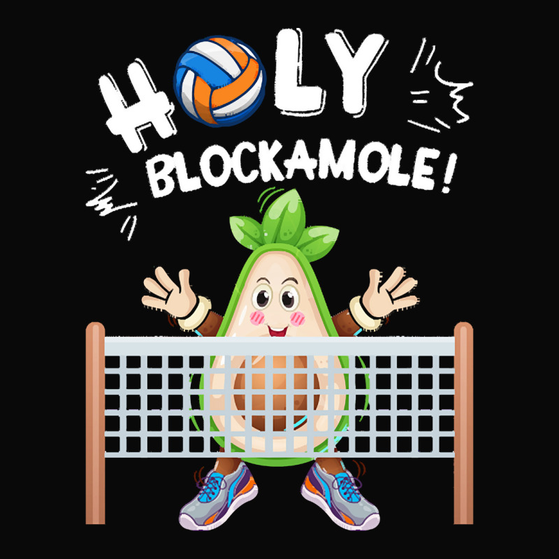 Funny Volleyball Lovers T  Shirt Holy Blockamole Funny Avocado Blocker Pa Trucker Cap by raftdesign | Artistshot