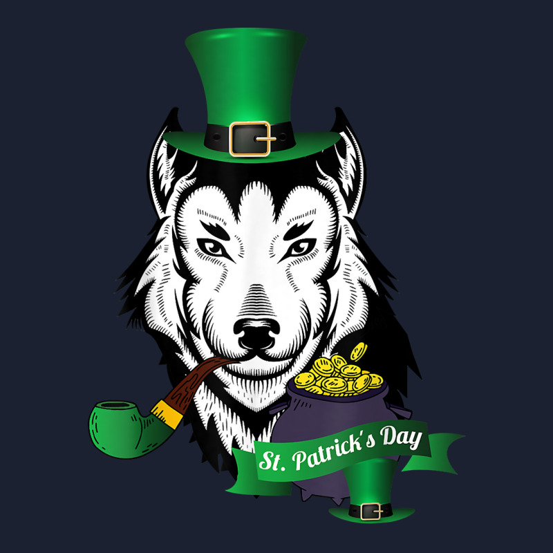 Leprechaun Hat Smoking Pipe Funny Wolf St Patricks Day Party T Shirt Basic Backpack | Artistshot