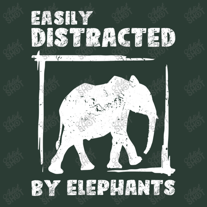 Easily Distracted By Elephants | Funny Zoo Fashion Visor | Artistshot