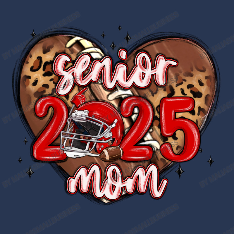 Senior 2025 Mom Football Men Denim Jacket | Artistshot