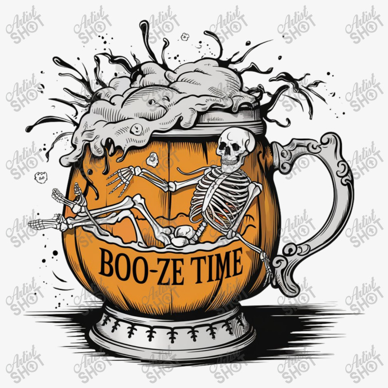 Boo Ze Time For Halloween Ladies Fitted T-Shirt by Charity Aduset | Artistshot