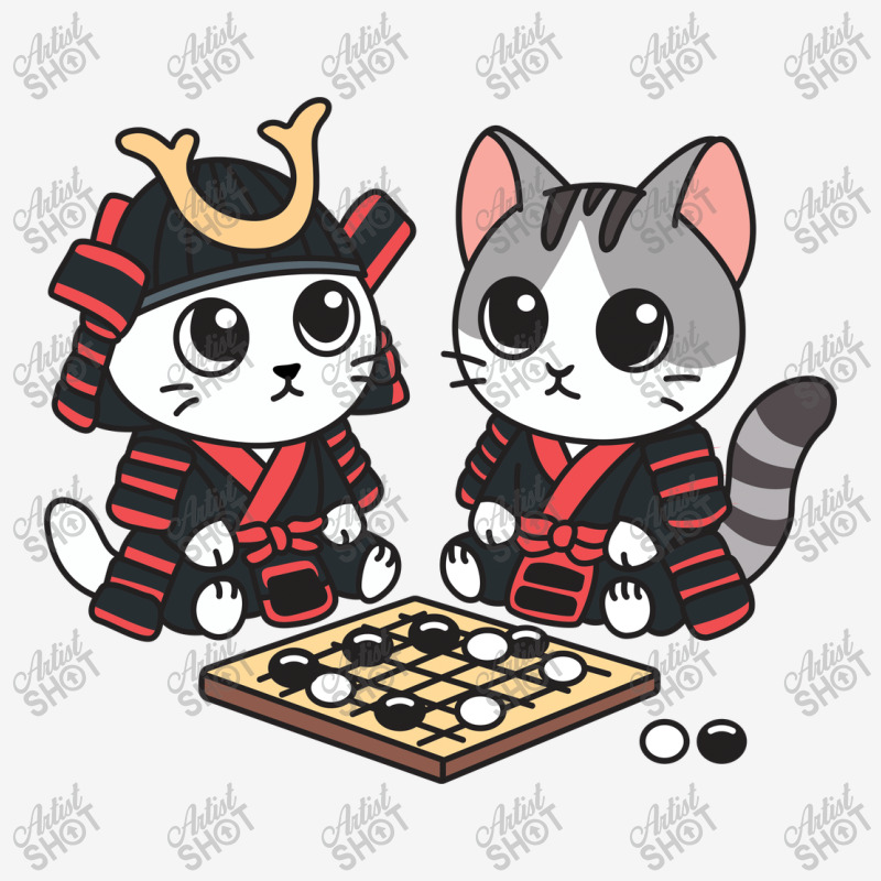 Cat Samurais Go Board Game Baduk Metal Print Square | Artistshot