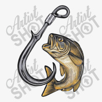 Hooked On Fishing Ladies Fitted T-shirt | Artistshot