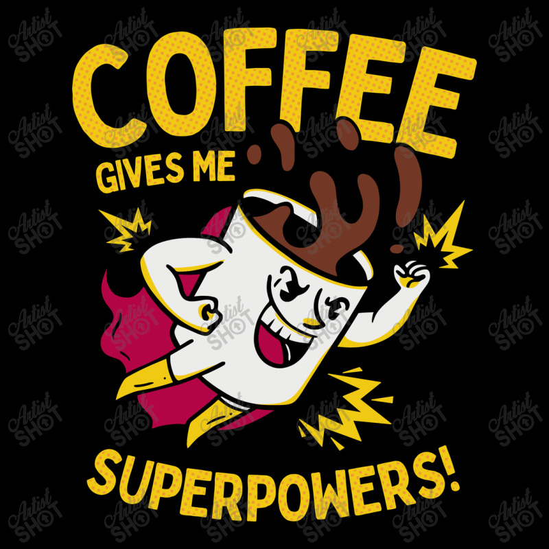 Coffee Gives Me Superpowers V-neck Tee | Artistshot