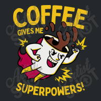 Coffee Gives Me Superpowers Crewneck Sweatshirt | Artistshot