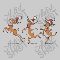 Three Bizarre Reindeer Celebrate Christmas Flat Bill Snapback Cap | Artistshot