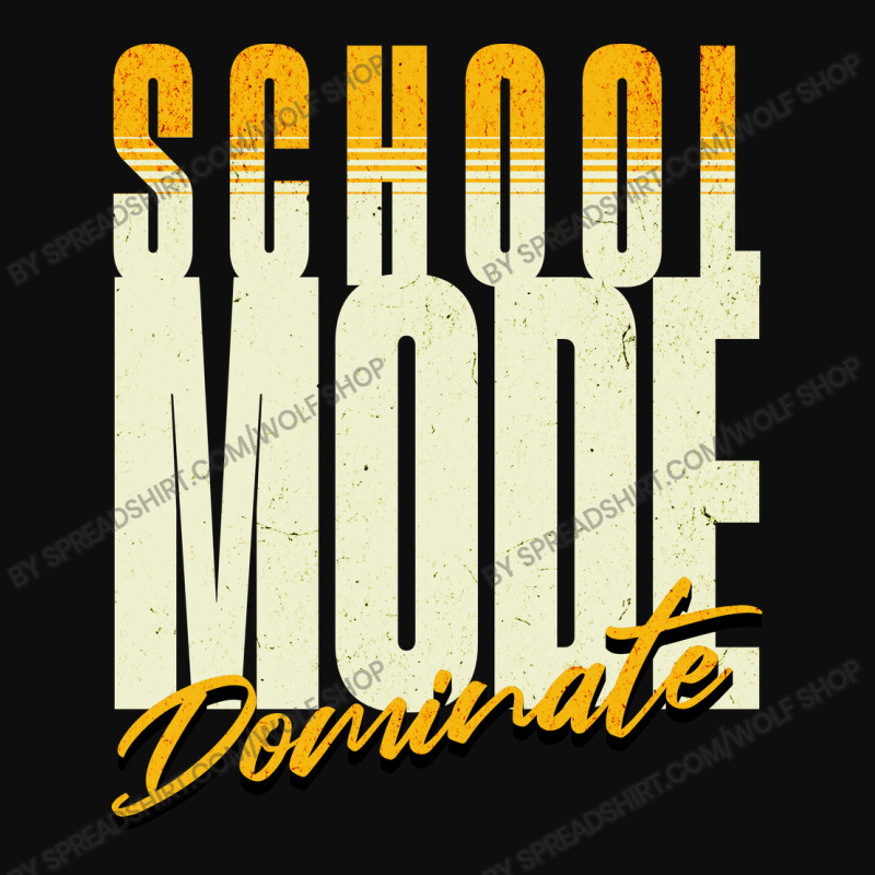 School Mode Dominate Crop Top by spreadshirt.com/Wolf shop | Artistshot