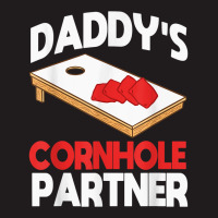 Daddy's Cornhole Partner Father's Day T Shirt Waist Apron | Artistshot