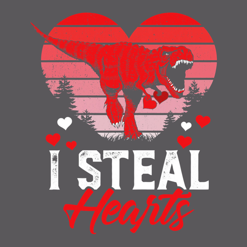 I Steal Hearts Tshirt Valentines Day Dinosaur Boys Kid (19) Seamless Cap | Artistshot