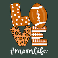 Love Football American Mom Life Player With Leopard Mor Seamless Cap | Artistshot