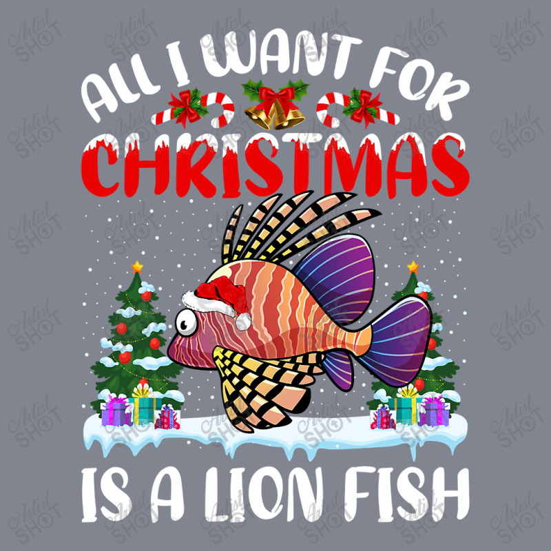 Funny Santa Hat All I Want For Christmas Is A Lion Fish T Shirt Yupoong Trucker Cap by Maria_Jezierski | Artistshot