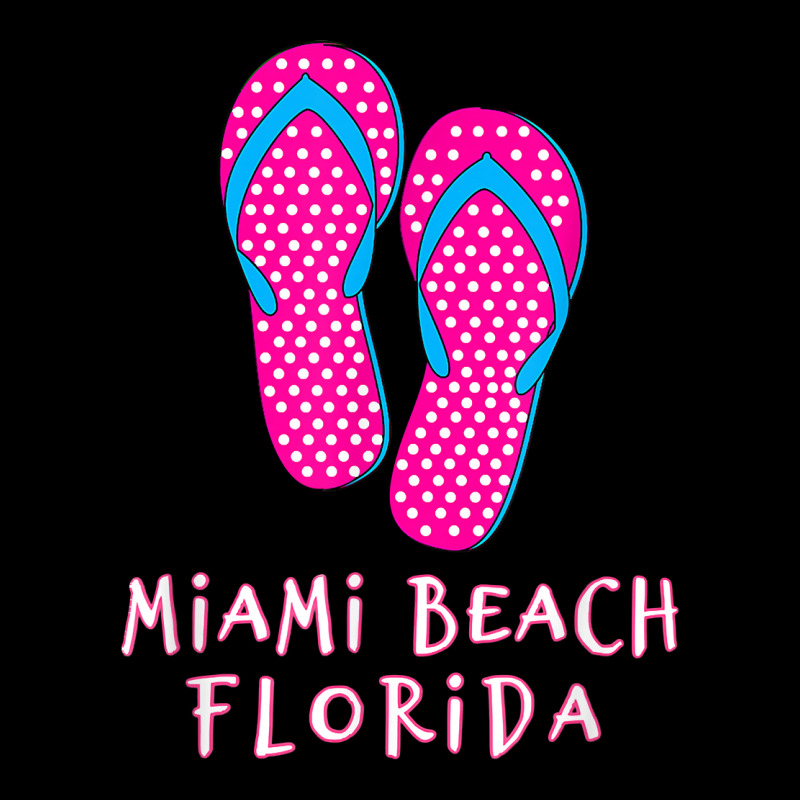 Miami Beach Flip Flops T Shirt Fleece Short | Artistshot