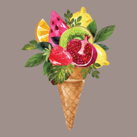 Summer Fruit Ice Cream Cone T  Shirt Summer Fruit Cone Bouquet T  Shir 5 Panel Snapback Cap | Artistshot