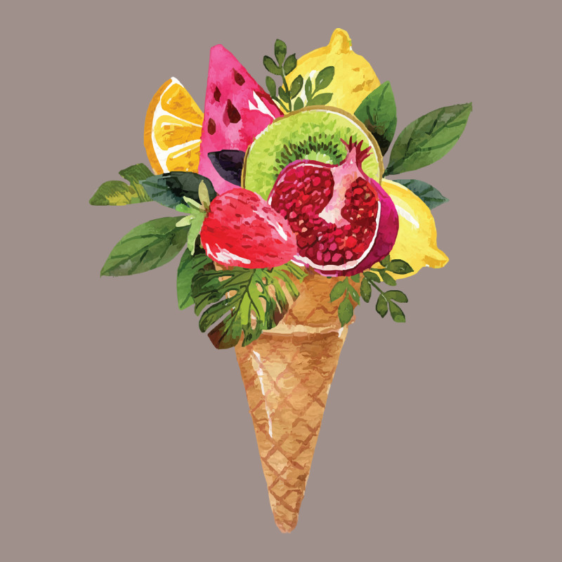 Summer Fruit Ice Cream Cone T  Shirt Summer Fruit Cone Bouquet T  Shir 5 panel snapback cap by salesmanhuh | Artistshot