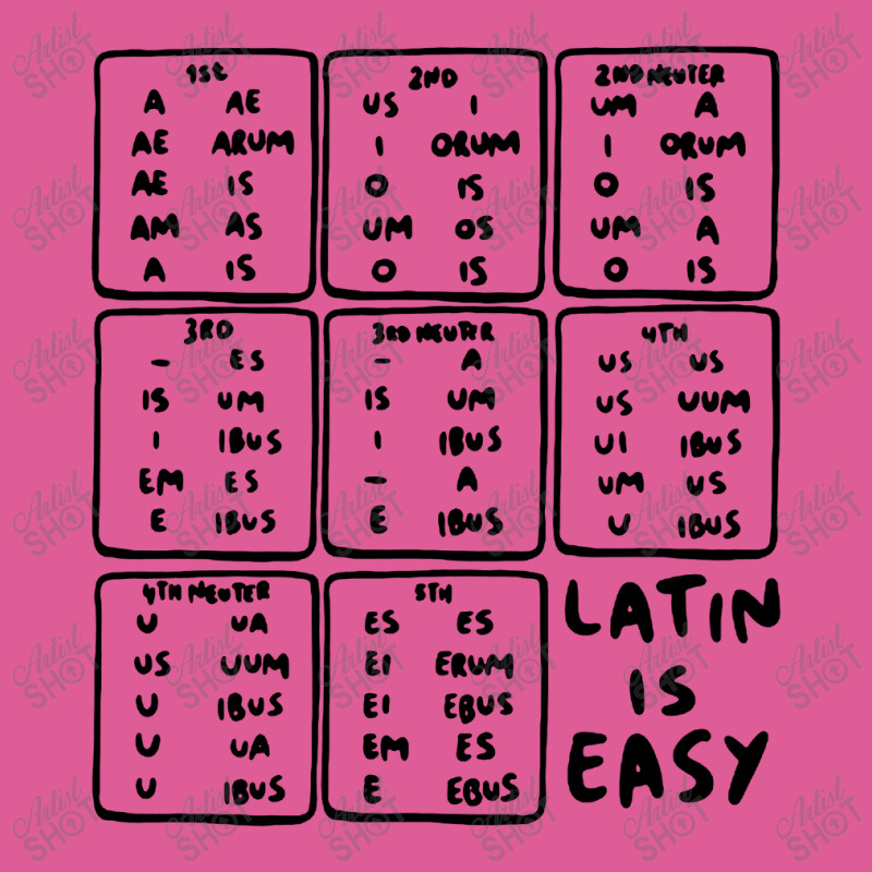 Latin Declensions Cheatsheet Ladies Pa Trucker Cap by Vario | Artistshot