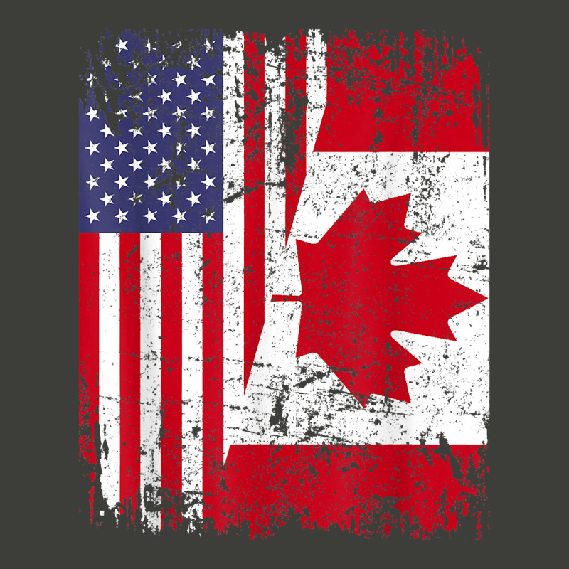 Canadian Roots  Half American Flag  Canada T Shirt Pa Trucker Cap by tandonwelters | Artistshot