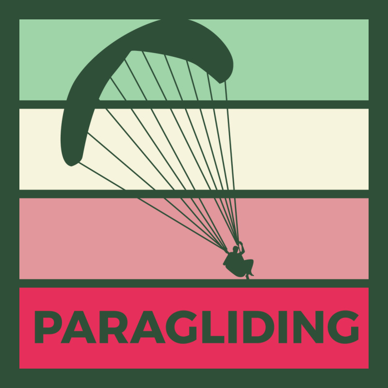 Paragliding Silhouette Sport Activity Vector Graphic Basic Backpack | Artistshot