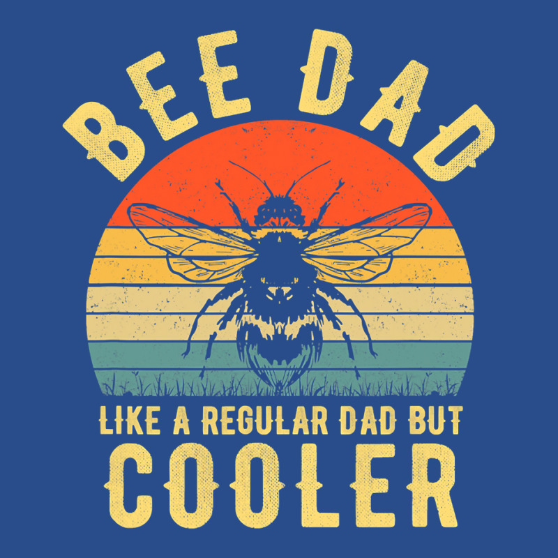 Bee Beekeeper Dad Like A Regular Dad But Cooler Vintage Fathers Day 57 Basic Backpack | Artistshot