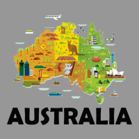 Australia T Shirt Australian Elements Fun Map Ocenia Tee Women's V-neck T-shirt | Artistshot