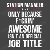 Gift For F Ckin' Awesome Station Manager Fashion Visor | Artistshot