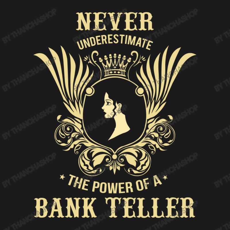 Never Underestimate The Power Of A Bank Teller Nike Dri-FIT Cap by thanchashop | Artistshot