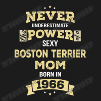 Never Underestimate Boston Terrier Mom Born In 1966 Nike Dri-fit Cap | Artistshot