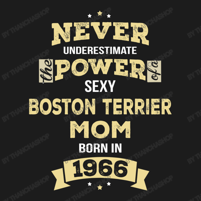 Never Underestimate Boston Terrier Mom Born In 1966 Nike Dri-fit Cap | Artistshot