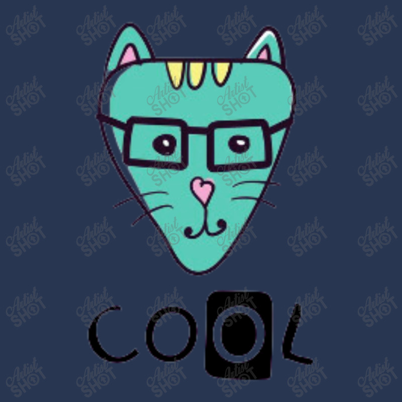 Cool Cat Slogan And Face Cat Ladies Denim Jacket by John Nichols | Artistshot