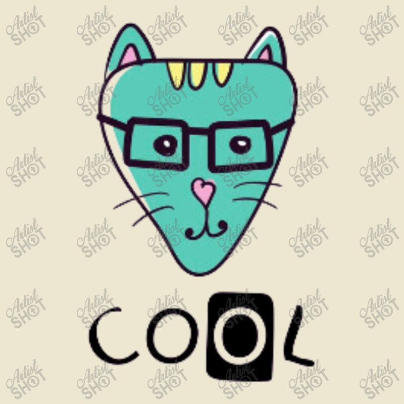 Cool Cat Slogan And Face Cat Cropped Hoodie by John Nichols | Artistshot