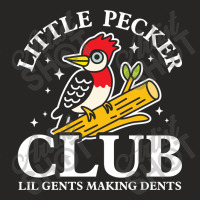 Little Pecker Club Lil Gents Making Dents Ladies Fitted T-shirt | Artistshot