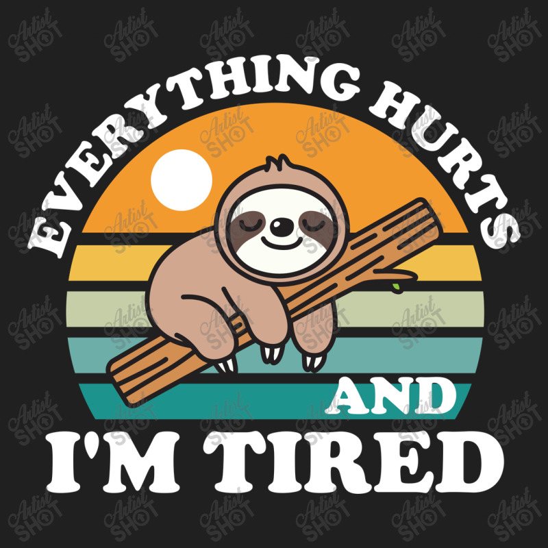 I'm Tired And Everything Hurts Ladies Polo Shirt by NQArtist | Artistshot