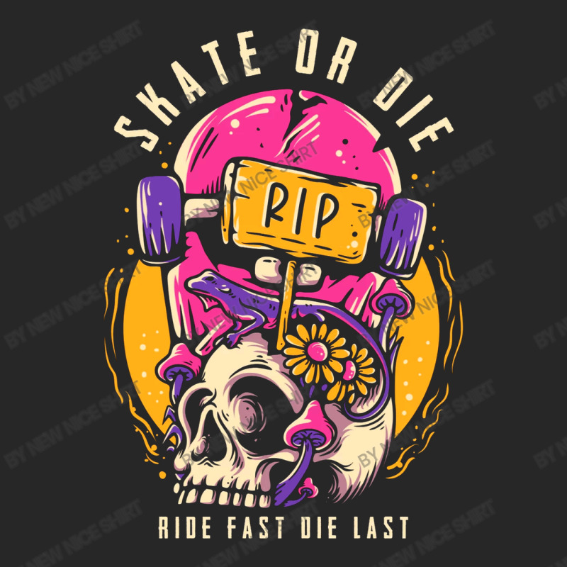 Skate Or Die Skull Vintage Women's Pajamas Set | Artistshot