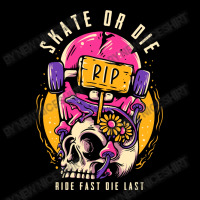 Skate Or Die Skull Vintage Women's V-neck T-shirt | Artistshot