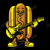 Funny Hotdog Playing Guitar Music V-neck Tee | Artistshot