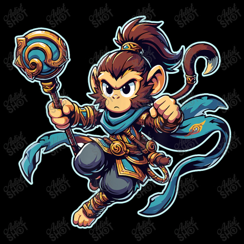 Battle Monkey With Magical Staff Baby Tee by Charity Aduset | Artistshot