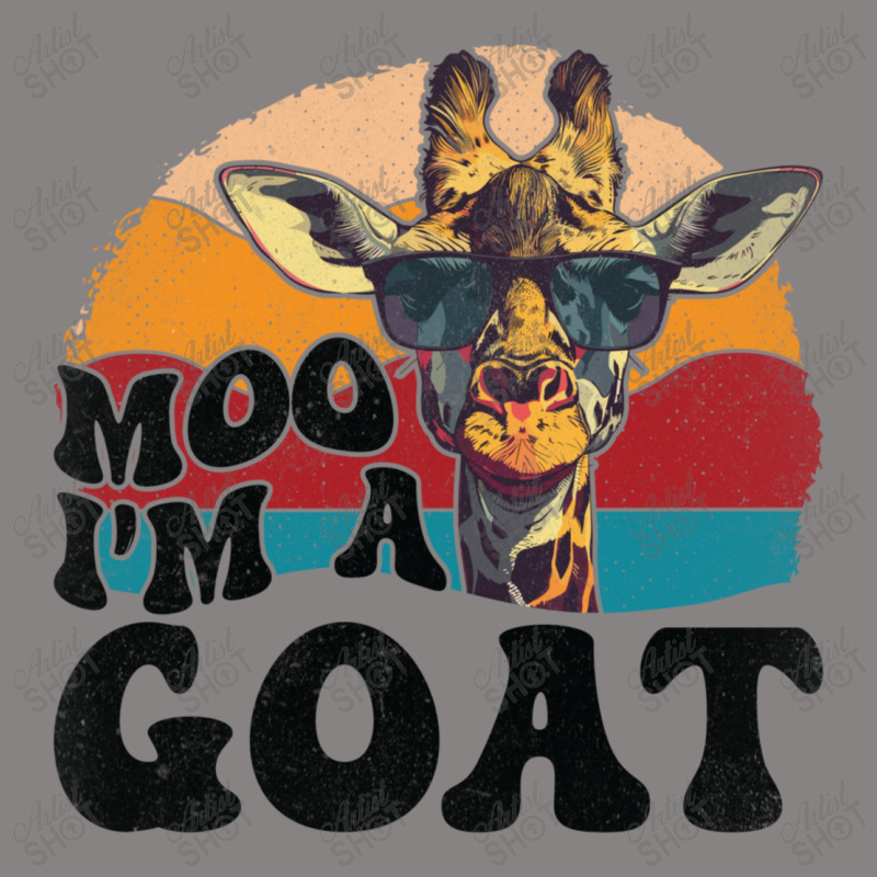 Moo I'm A Goat Giraffe Lover Funny Zoo Animal Cost Adjustable Cap by Charity Aduset | Artistshot