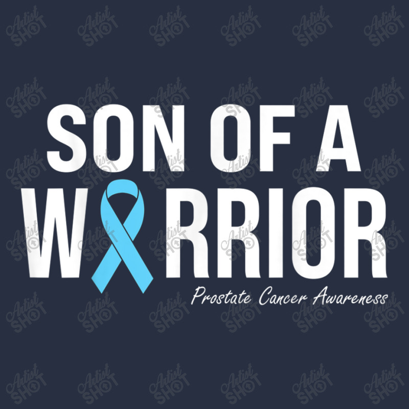 Family Prostate Cancer Awareness Light Blue Son Of A Warrior Retro Trucker Cap | Artistshot