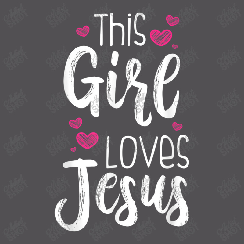 This Girl Loves Jesus Gift For Christian Teen Kid Cool Women Funny Gif Yupoong Trucker Cap by Aria-Proctor | Artistshot